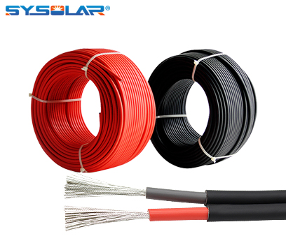 Photovoltaic wire Twin Core 2*6 solar cable 6mm