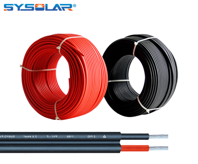 Solar PV Wire Twin Core 2*4 srolar cable 4mm for pv connections