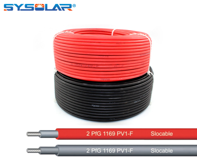 Solar Panel Wire PV1 F Cable 10mm 1500V TUV approved