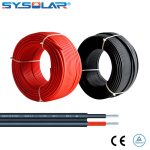 Solar PV Wire Twin Core 2*4 srolar cable 4mm for pv connections