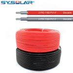 Solar Panel Wire PV1 F Cable 10mm 1500V TUV approved